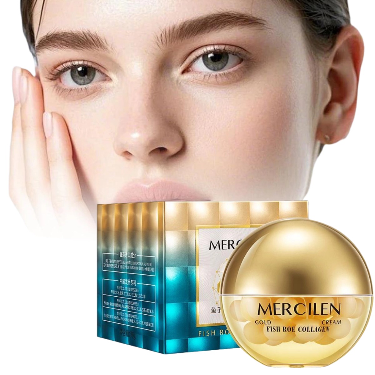 Luxury Gold Skincare - Kollagen-Peptid Glättende Anti-Falten Straffende & Festigende