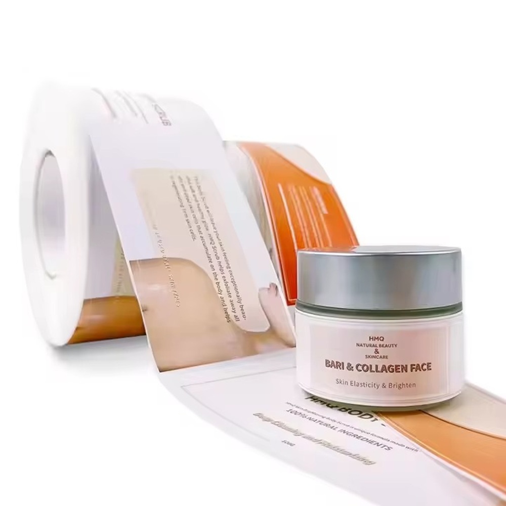 Luxury Skincare Labels - Benutzerdefinierte Luxus-Vinyl-Etiketten | Wasserdichter Logo-Druck |