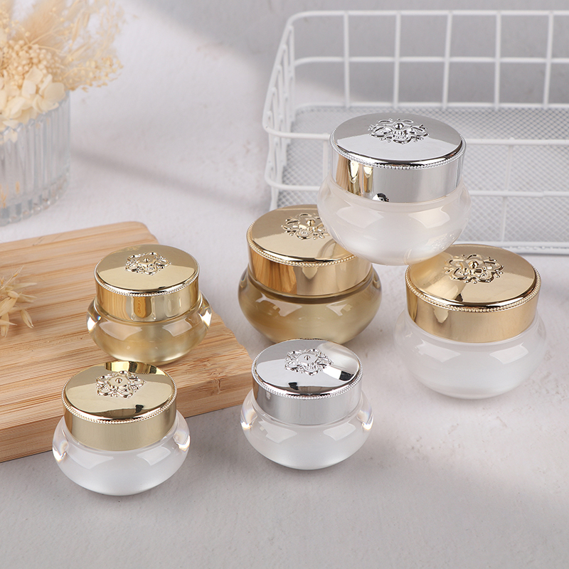 Luxury Skincare Tools - Leere Acryl-Reise-Cremetiegel 5/10/20g Nachfüllbare Flaschen Make-up-Behälter