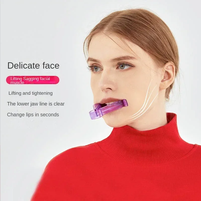 Luxury Skincare Tools - V-förmiger Kinntrainer, Gesichtshalstrainer, tragbarer Gesichtstraffungs- und