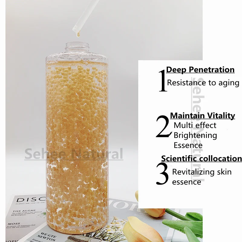 Luxury Gold Skincare - 1000 ml Gold Roe Essence Feuchtigkeitsspendende,