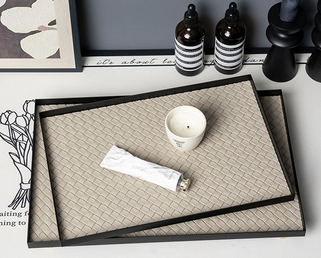Luxury Skincare Tray - Parfüm-Aufbewahrungstablett für den Eingangsbereich, Schmucktablett aus