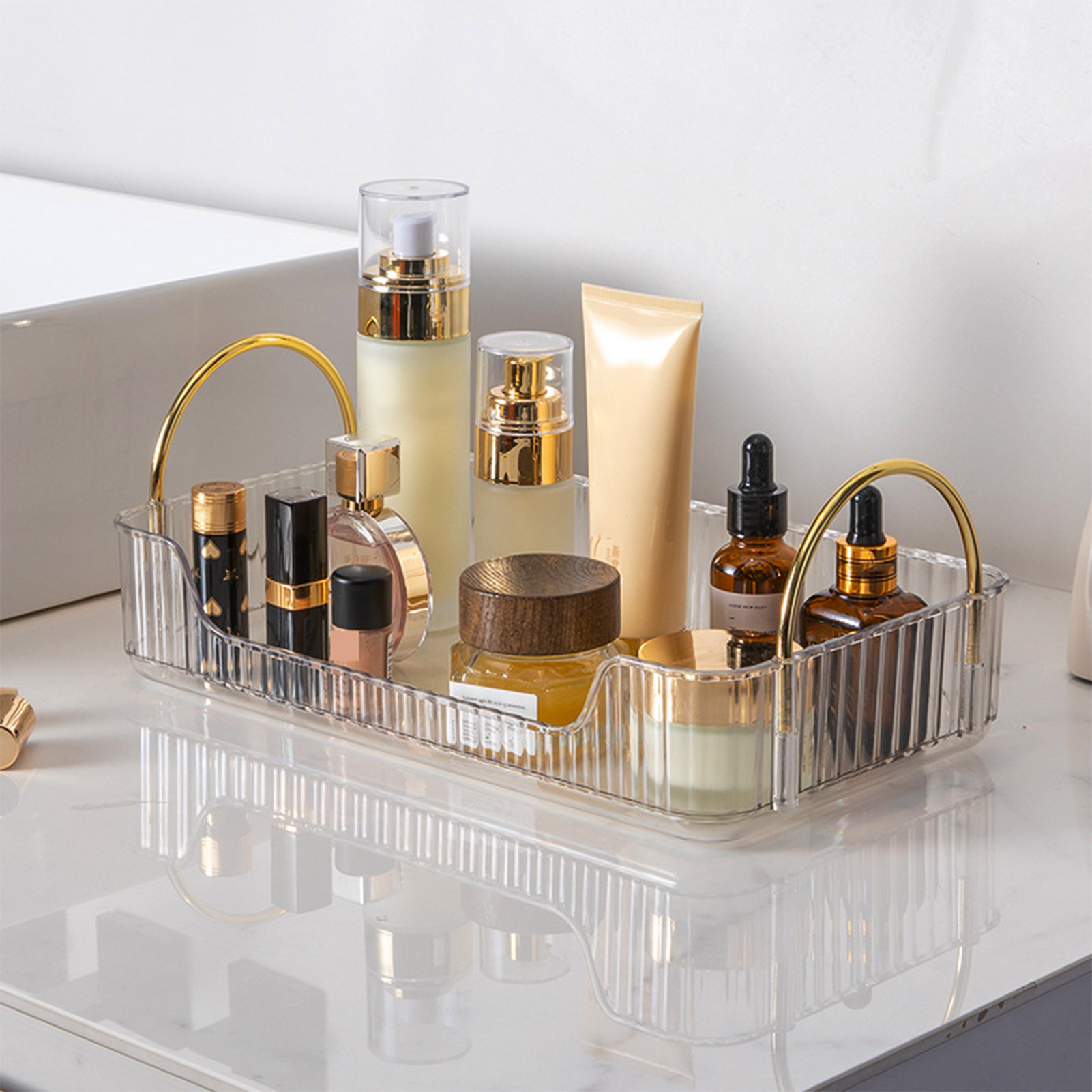 Badezimmer-Organizer, luxuriös – Luxury Skincare Tray Bewertung und Preis