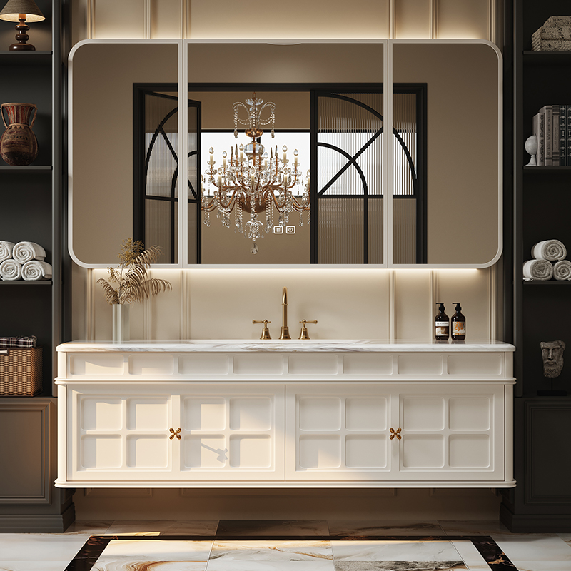 Französischer Retro-Badezimmer – Luxury Skincare Display Bewertung und Preis