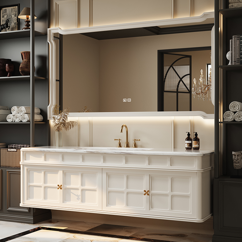 Französischer Retro-Badezimmer – Luxury Skincare Display Bewertung und Preis