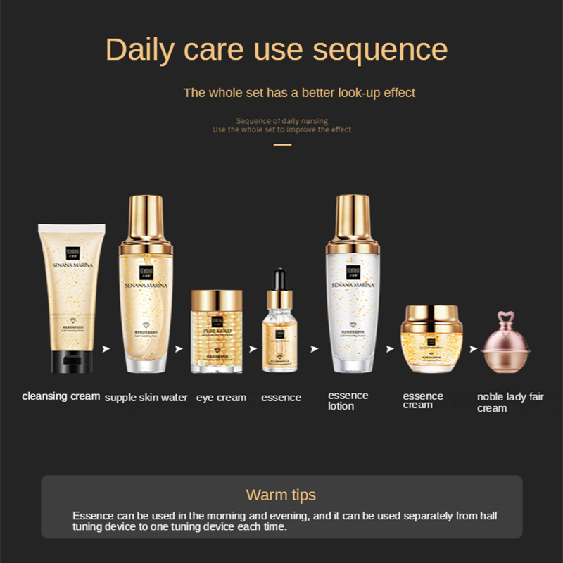 Frauen 24K Gold Hautpflege Set – Luxury Gold Skincare Bewertung und Preis