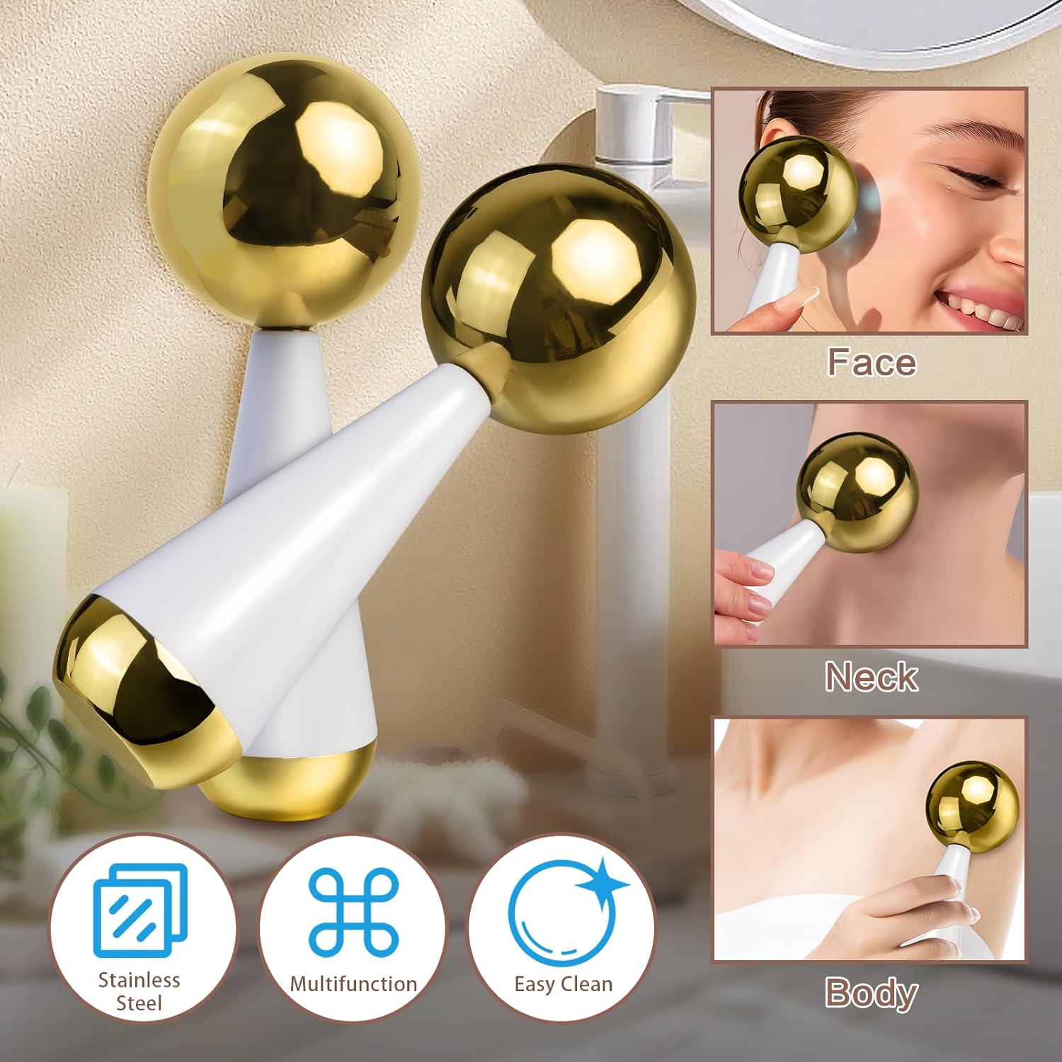 Eiskugeln für Gesicht, Augen,  – Luxury Skincare Tools Bewertung und Preis