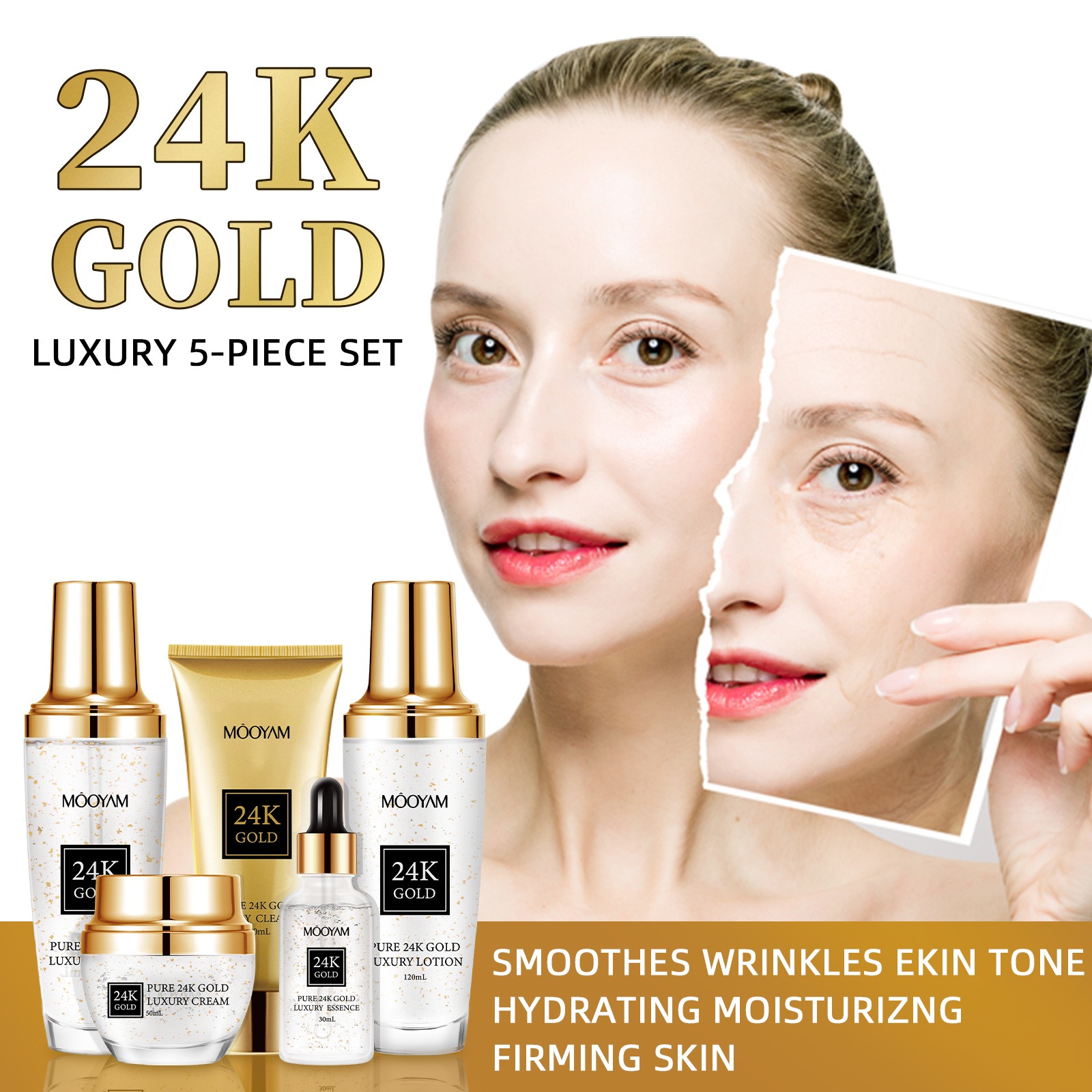 24K Gold LUXURY Moisturizin An – Luxury Gold Skincare Bewertung und Preis