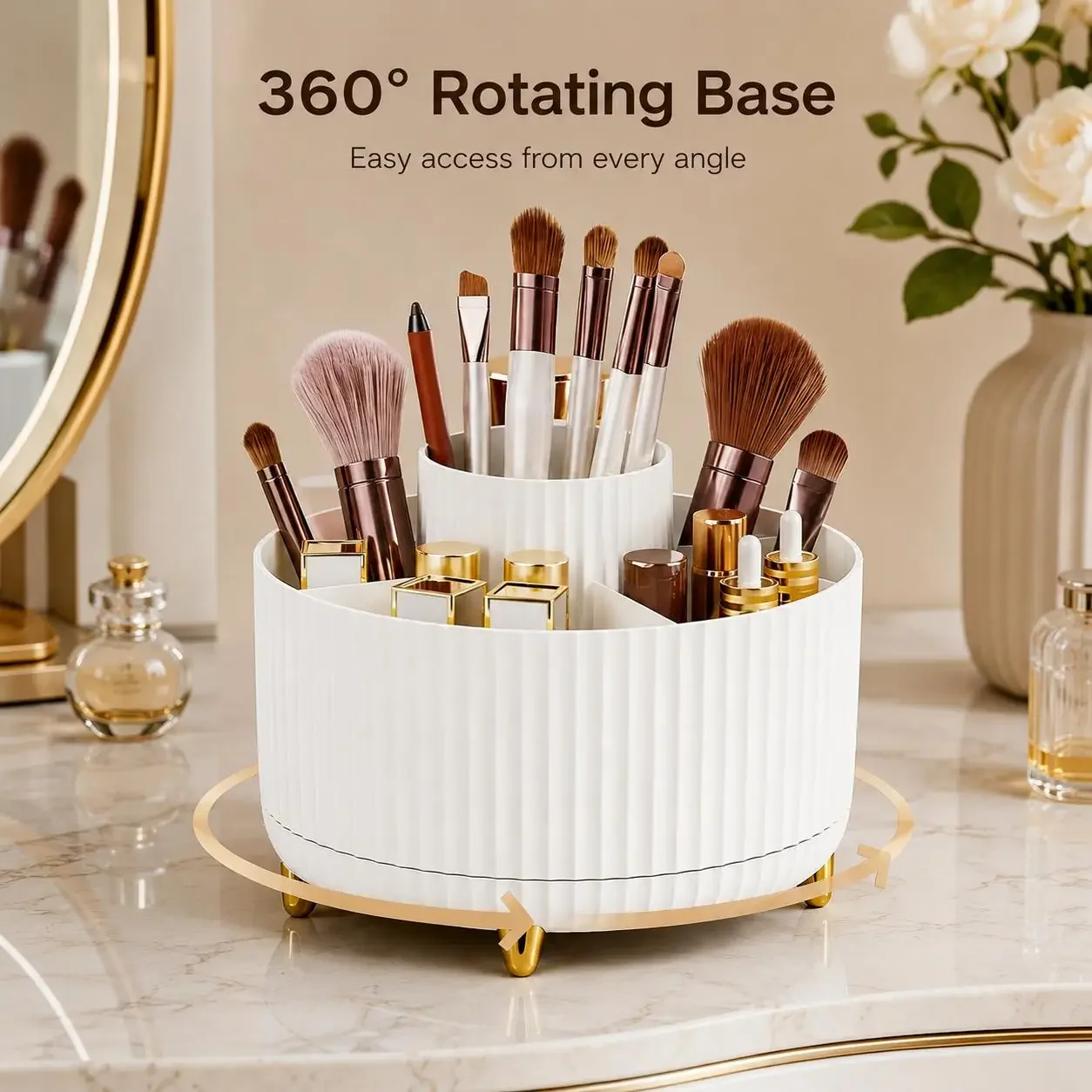 360° drehbarer Make-up-Organiz – Luxury Skincare Display Bewertung und Preis
