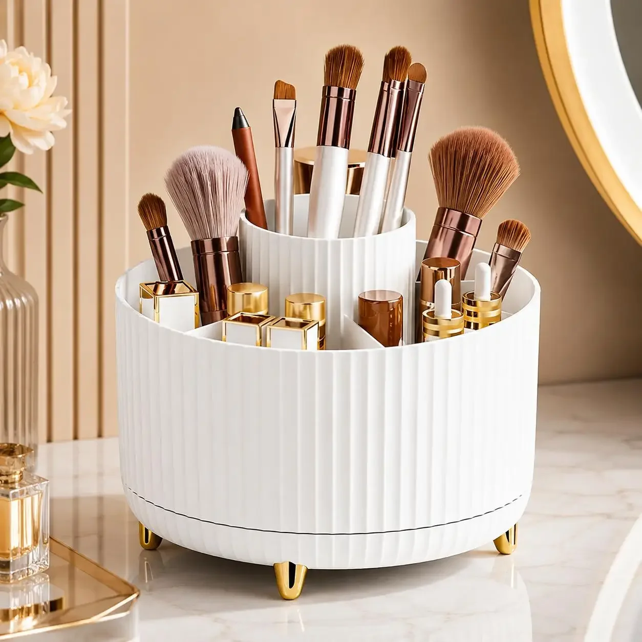 360° drehbarer Make-up-Organiz – Luxury Skincare Display Bewertung und Preis
