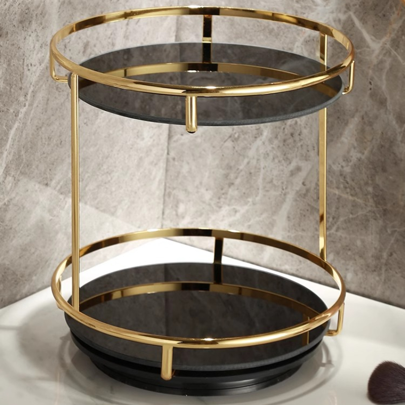 Doppeltstufiges Parfüm-Aufbewa – Luxury Skincare Tray Bewertung und Preis