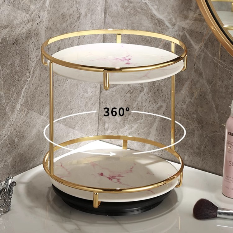 Doppeltstufiges Parfüm-Aufbewa – Luxury Skincare Tray Bewertung und Preis