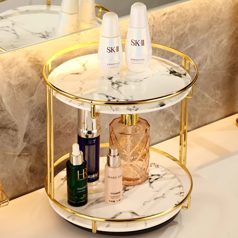 Doppeltstufiges Parfüm-Aufbewa – Luxury Skincare Tray Bewertung und Preis