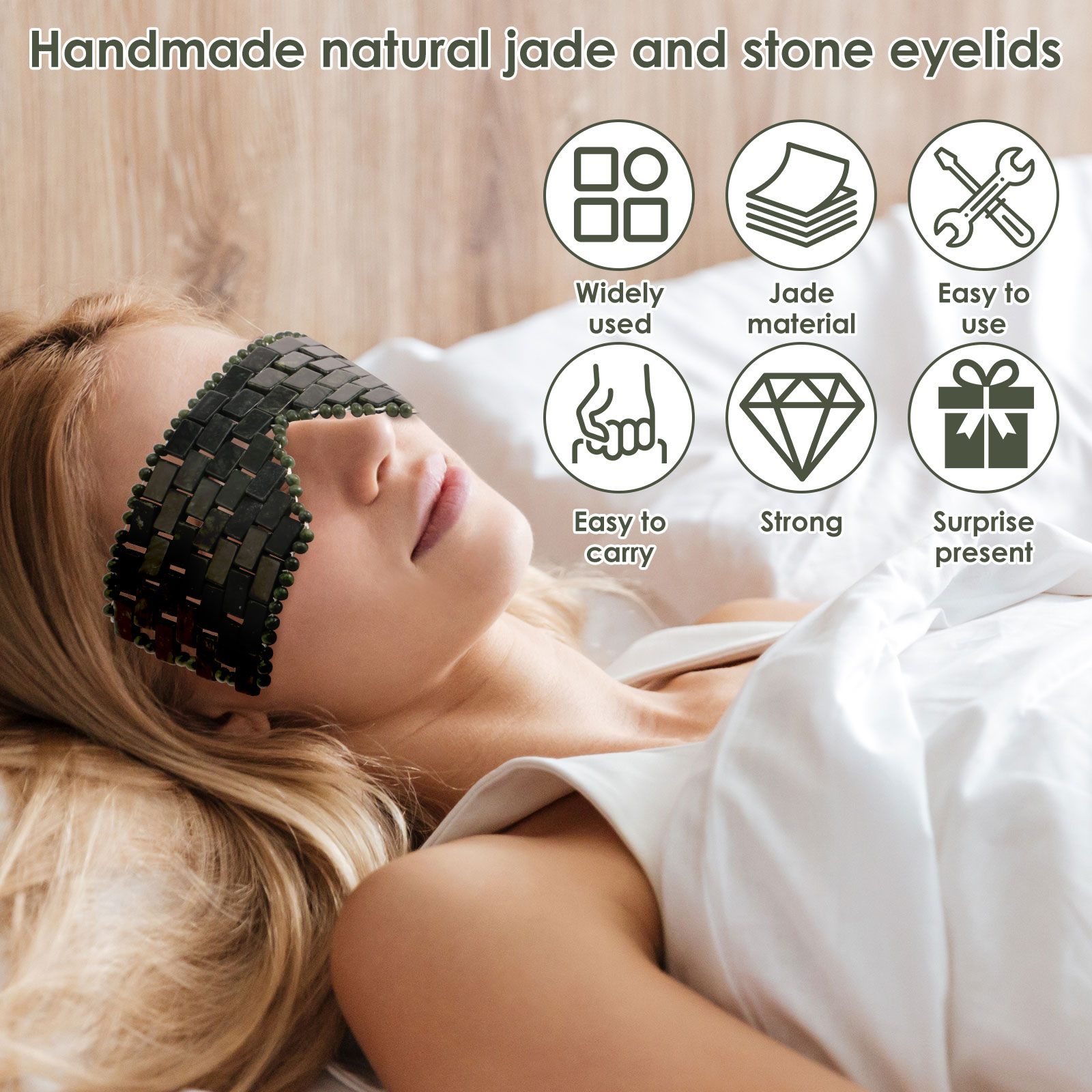 Jade-Augenmaske, tragbar, Jade – Luxury Skincare Tools Bewertung und Preis