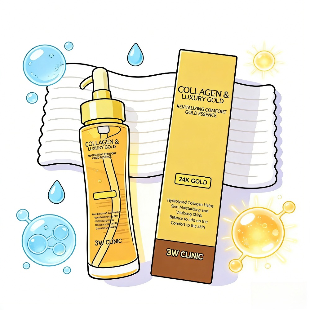 3WCLINIC Kollagen & Luxus-Gold – Luxury Gold Skincare Bewertung und Preis